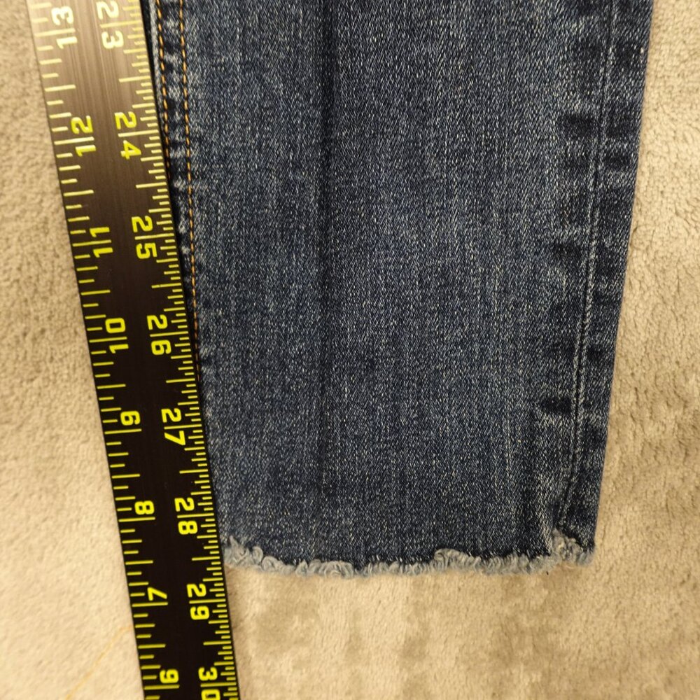 rag & bone Skinny Jeans Women’s 27 Blue Distressed Raw‎ Hem Designer Denim - Picture 5 of 15